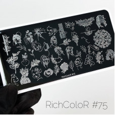 Пластина для стемпинга RichColor №75