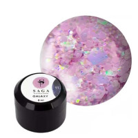 Гель для дизайну Saga Professional GALAXY Glitter №11, 8 мл