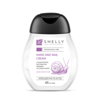 Крем для рук и ногтей с аллантоином, экстрактом улитки и маслом карите Shelly 45 мл