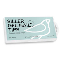 Siller gel nail tips — прозрачные гелевые типсы