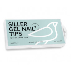 Siller gel nail tips — прозрачные гелевые типсы