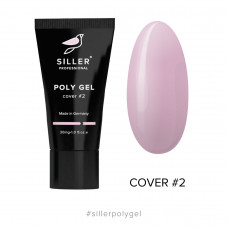 Siller Poly Gel Cover №2 — полигель для ногтей (розово-персиковый), 30мл